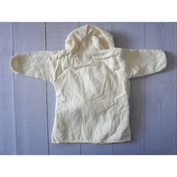 Hudson Baby Cotton Animal Face Bathrobe & Slippers, Giraffe, 0-9 Months, NWT - Picture 7 of 7